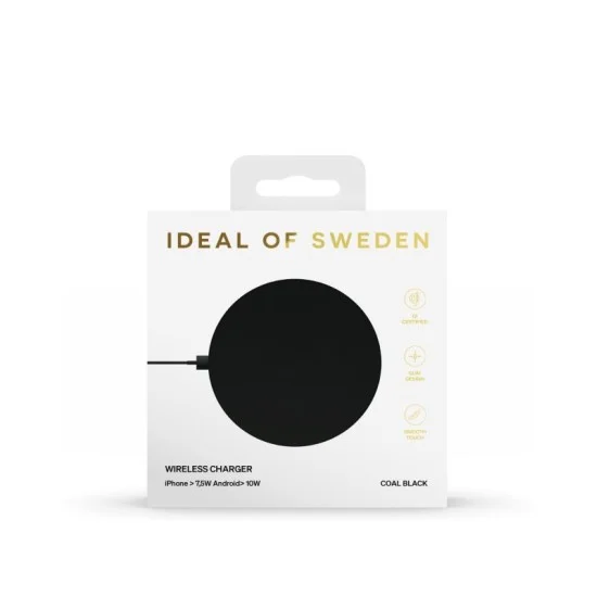 Ideal of Sweden Seamless Qi Charger Universal Fil Coal Black